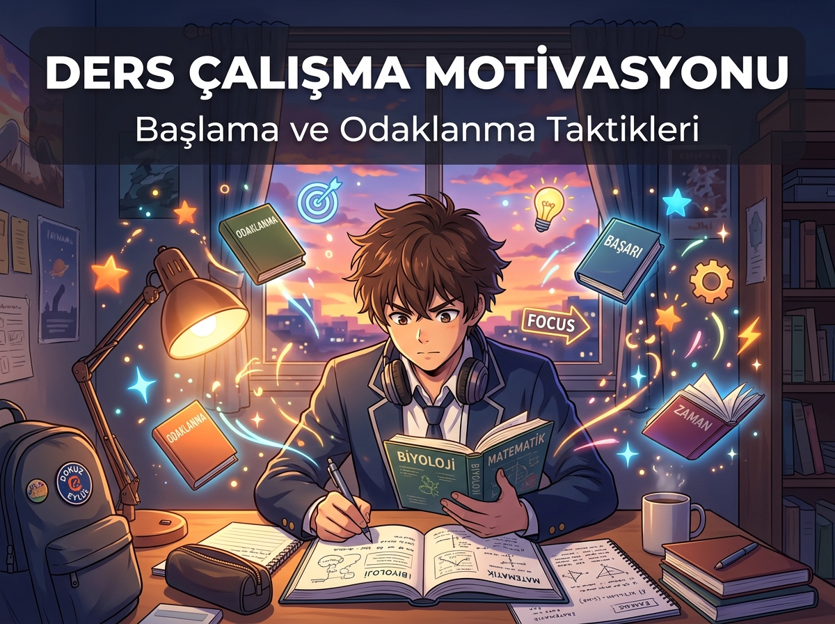 Ders Çalışma İsteği Olmayanlara Özel: Motivasyon ve Başlama Taktikleri