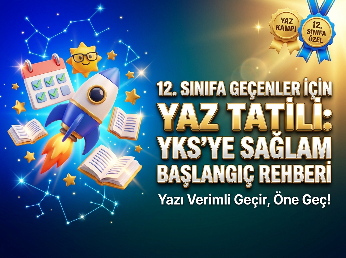 12. Sınıfa Geçenler İçin Yaz Tatili: YKS'ye Sağlam Başlangıç Rehberi